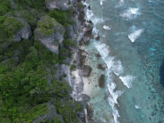 Exposed coastline and surf, Leti, Luang, Sermata and Babar