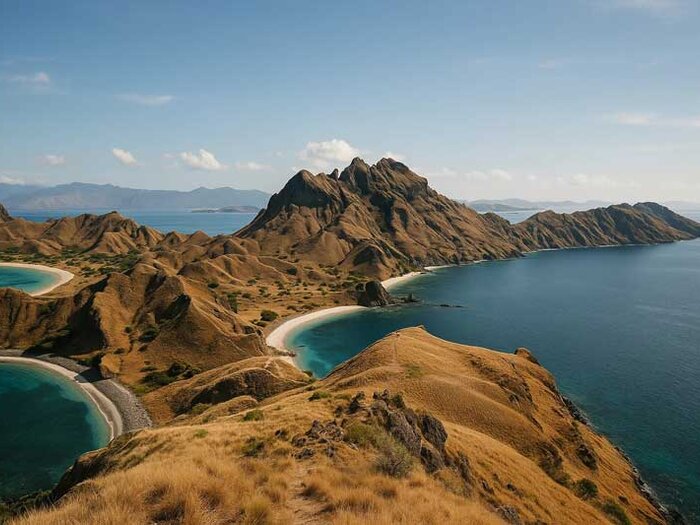 Central Highlights landscape, Padar Island, Komodo National Park