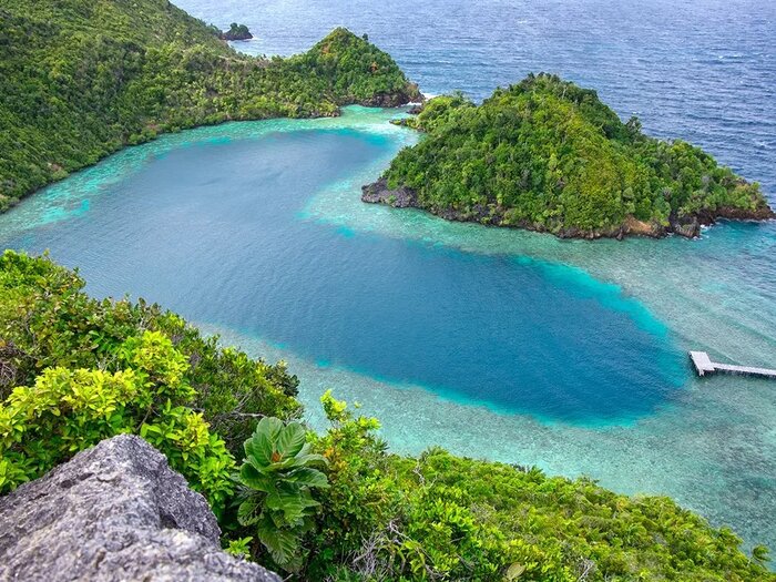 Misool limestone islands and lagoon, Raja Ampat